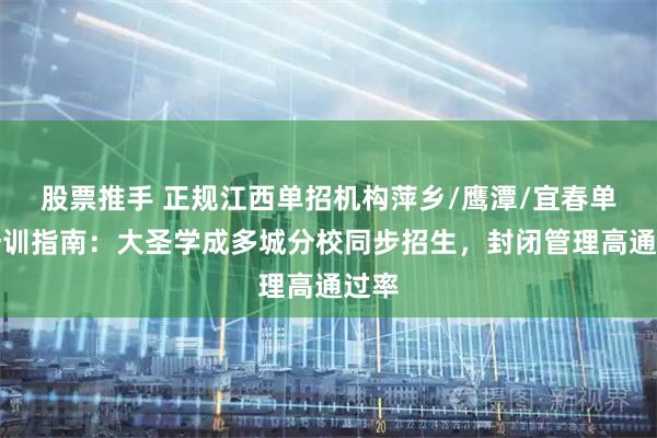 股票推手 正规江西单招机构萍乡/鹰潭/宜春单招培训指南：大圣学成多城分校同步招生，封闭管理高通过率